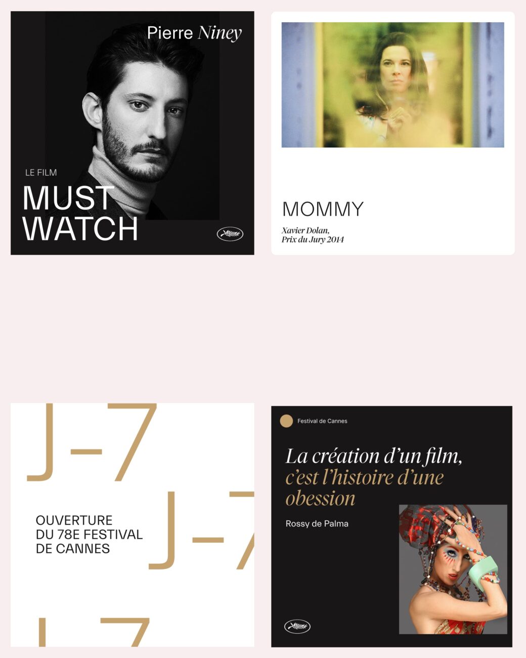 Projet Festival de Cannes - Création - Design - 6/8