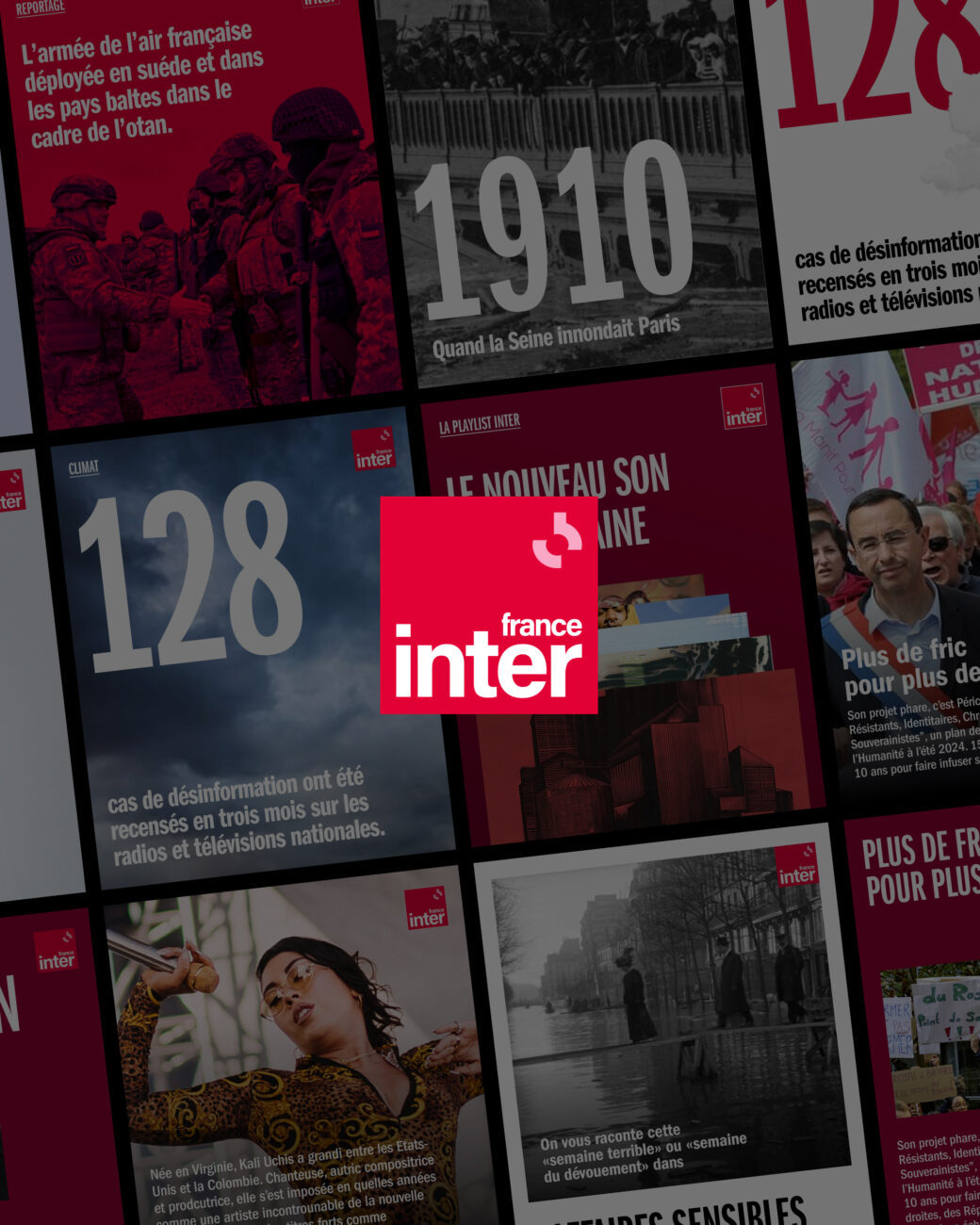 Projet France Inter - Création - Design - 1/5
