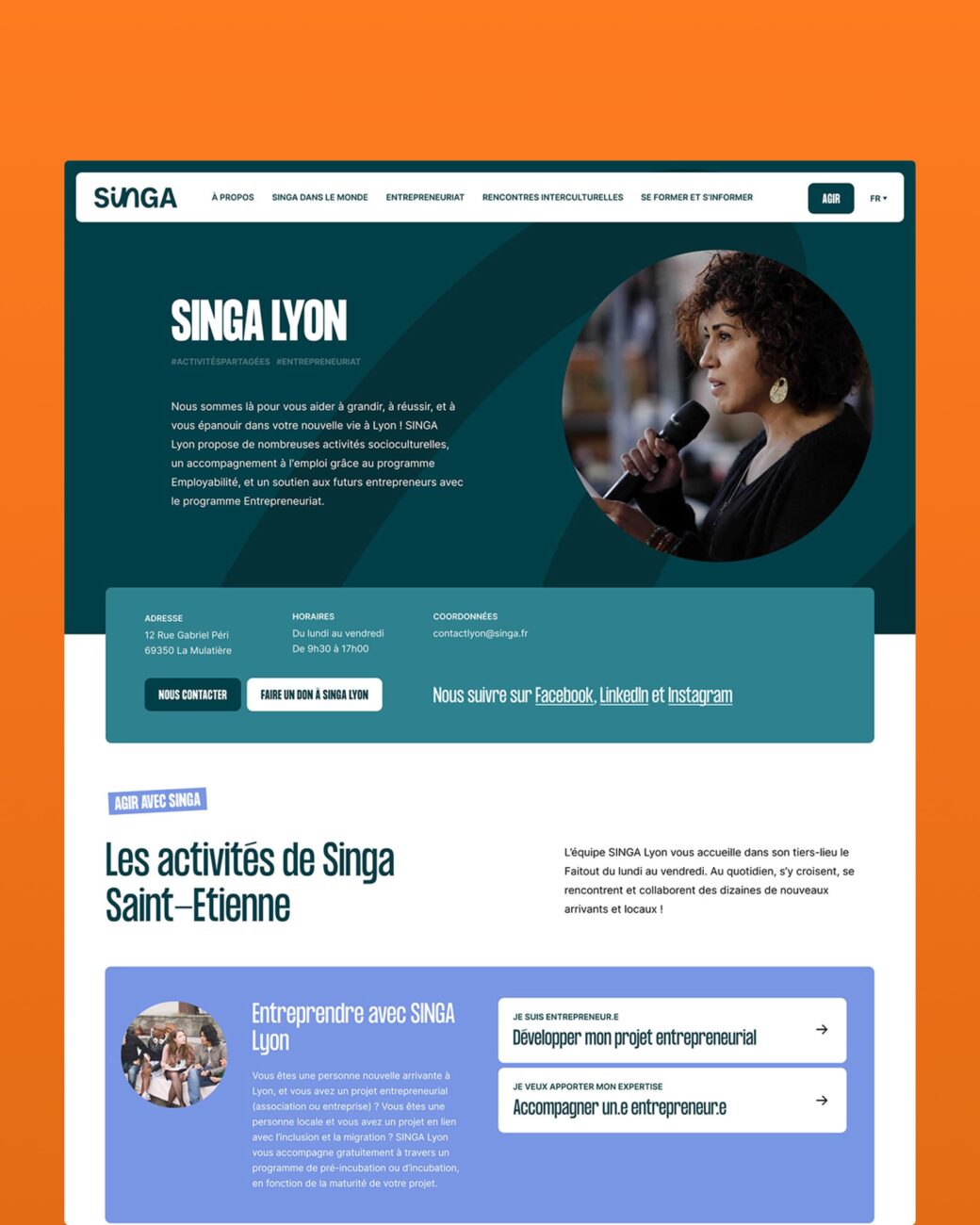 Projet We are Singa - Création - Design - 2/5