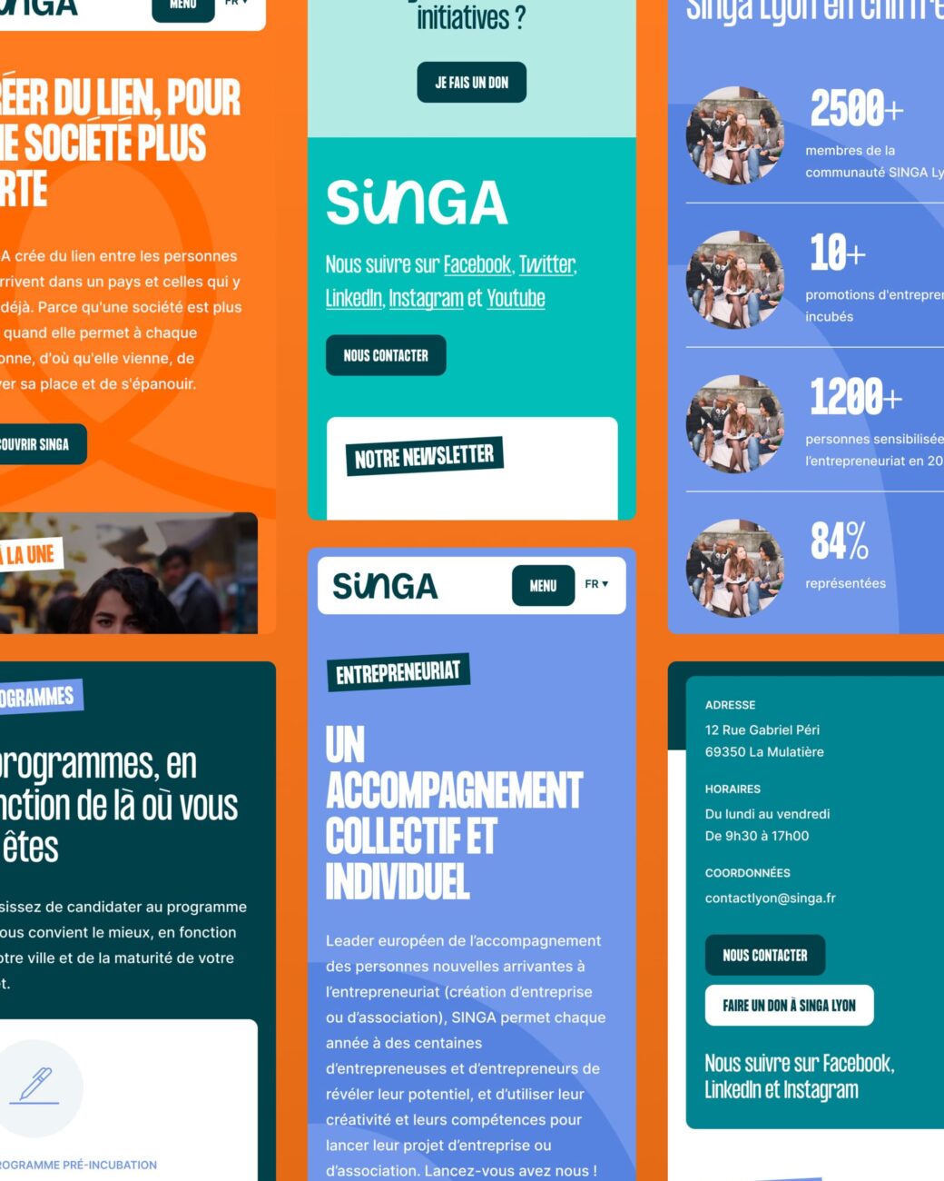Projet We are Singa - Création - Design - 3/5