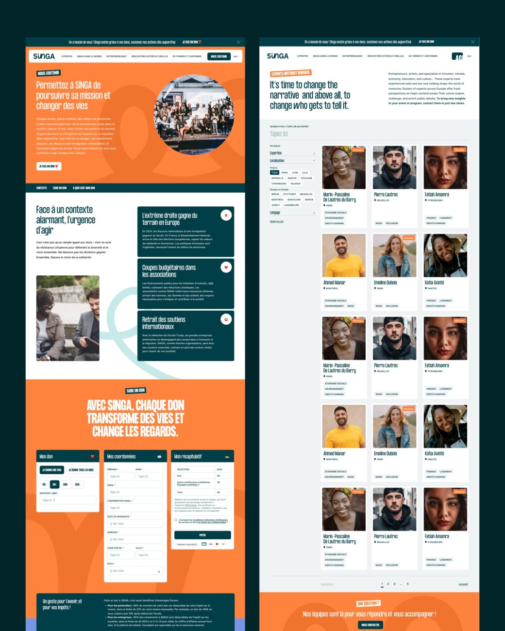 Projet We are Singa - Création - Design - 4/5