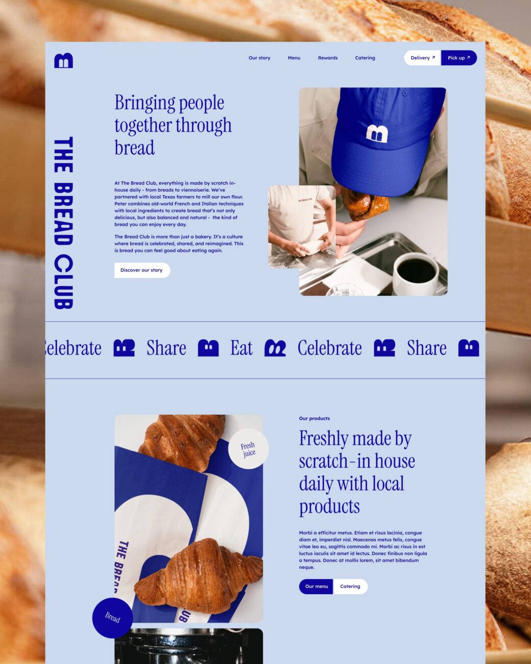 Projet The Bread Club - Création - Design - 2/5
