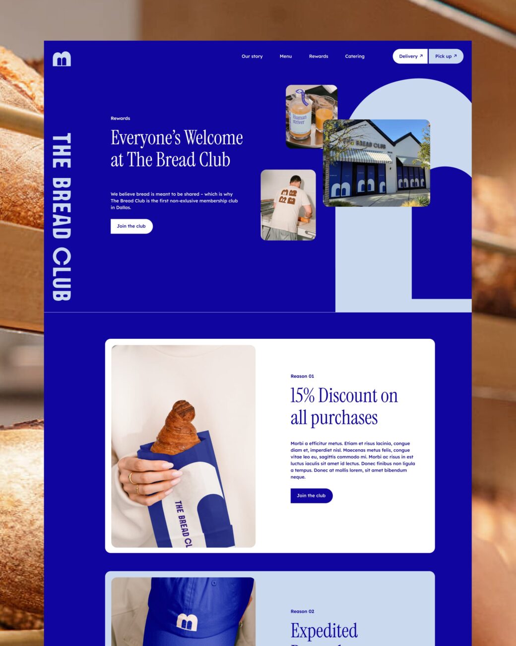 Projet The Bread Club - Création - Design - 3/5